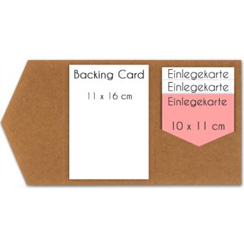 Einlegekarte blanko 10x11cm (eigenes Design)