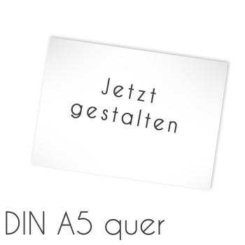 Einlegekarte blanko DIN A5 quer 21x14,85cm (eigenes Design)