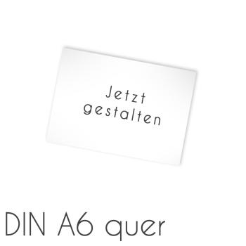Einlegekarte blanko DIN A6 quer 14,85x10,5cm (eigenes Design)