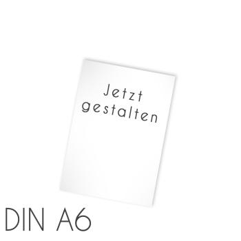 Einlegekarte blanko DIN A6 10,5x14,85cm (eigenes Design)