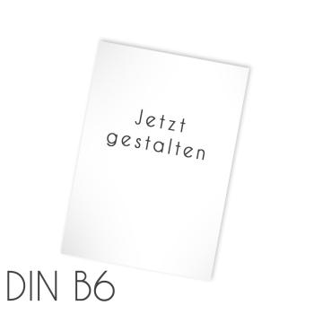 Einlegekarte blanko DIN B6 11,6x16,8cm (eigenes Design)