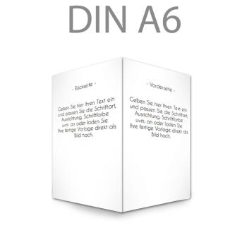 Klappkarte blanko DIN A6 (eigenes Design)