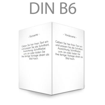 Klappkarte blanko DIN B6 (eigenes Design)