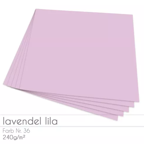 Cardstock "Premium" 12"x12" 240g/m² (30,5 x 30,5cm) in lavendel