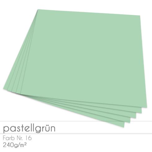 Cardstock "Premium" 12"x12" 240g/m² (30,5 x 30,5cm) in pastell grün