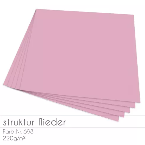 Cardstock "Struktur" 12"x12" 220g/m² (30,5 x 30,5cm) in struktur flieder