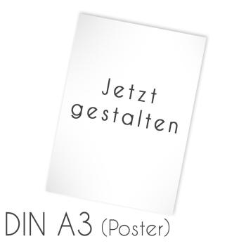 Poster DIN A3 29,7x42cm (eigenes Design)