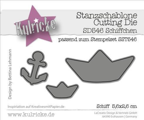 Kulricke Stanzschablone "Schiffchen" Craft Die