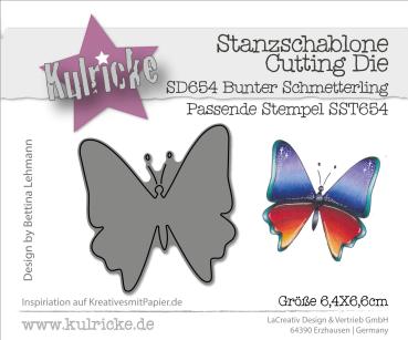 Kulricke Stanzschablone "Bunter Schmetterling" Craft Die