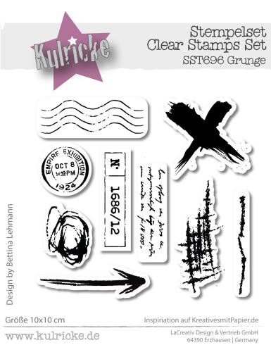 Kulricke Stempel "Grunge" Clear Stamp