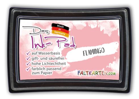 Das Ink-Pad - Stempelkissen 6 x 3,5cm flamingo