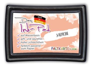 Das Ink-Pad - Stempelkissen 6 x 3,5cm salmon