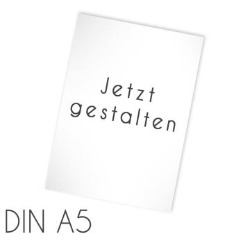 Einlegekarte blanko DIN A5 14,85x21cm (eigenes Design)