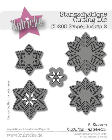 Kulricke Stanzschablone "Snowflake 2" Craft Die | Stanze