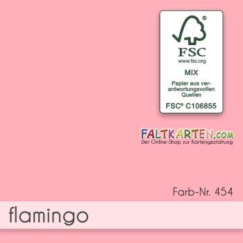 Cardstock "Premium" 12"x12" 240g/m² (30,5 x 30,5cm) in flamingo