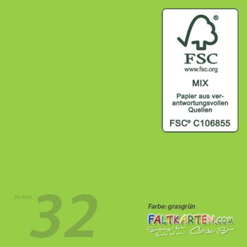 Cardstock "Premium" 12"x12" 240g/m² (30,5 x 30,5cm) in grasgrün