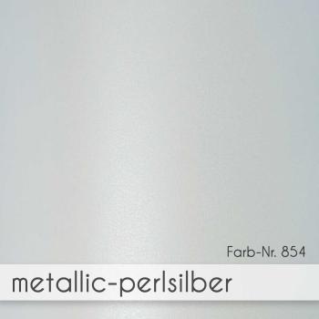 Trippelkarte - Leporello 300g/m² DIN A6 3-Fach in metallic persilber