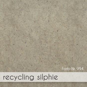 Passepartoutkarte rechteck 3-Fach DIN A6 in recycling silphie