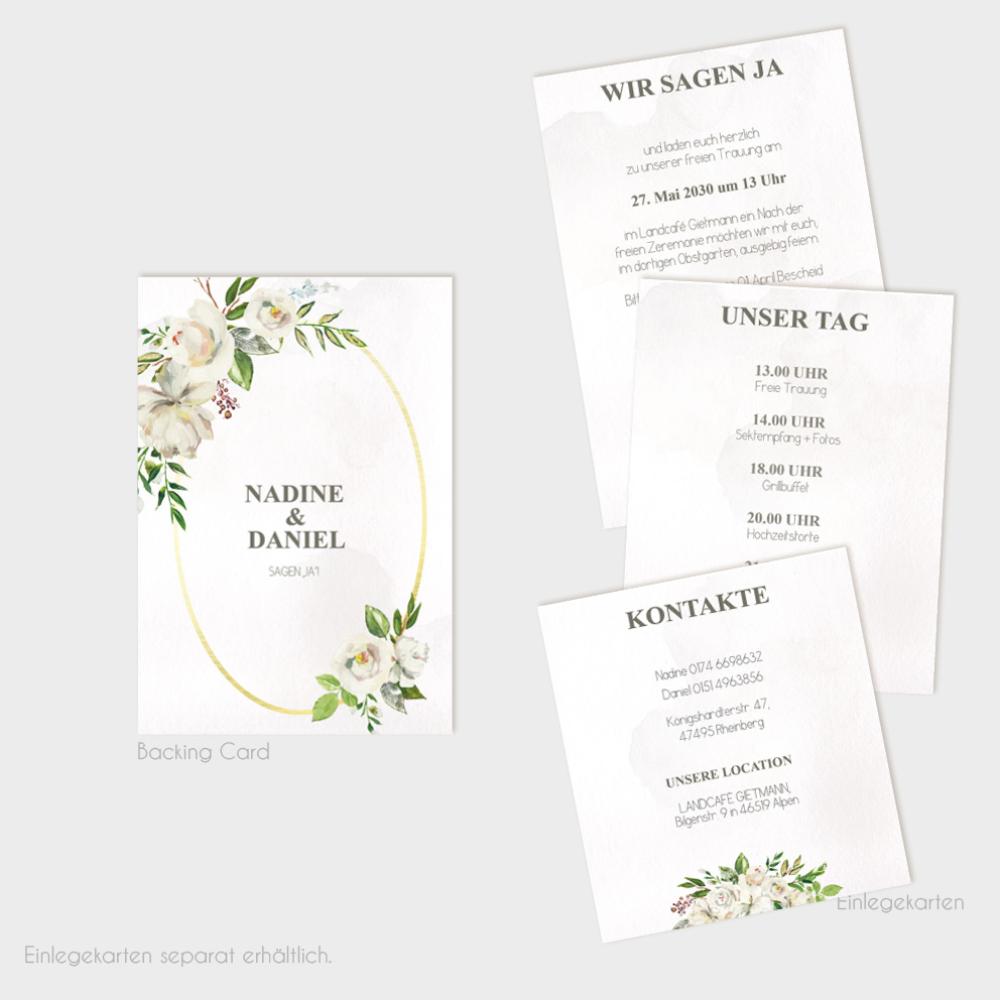 Einlegekarten-Bundle "Antique White" B6