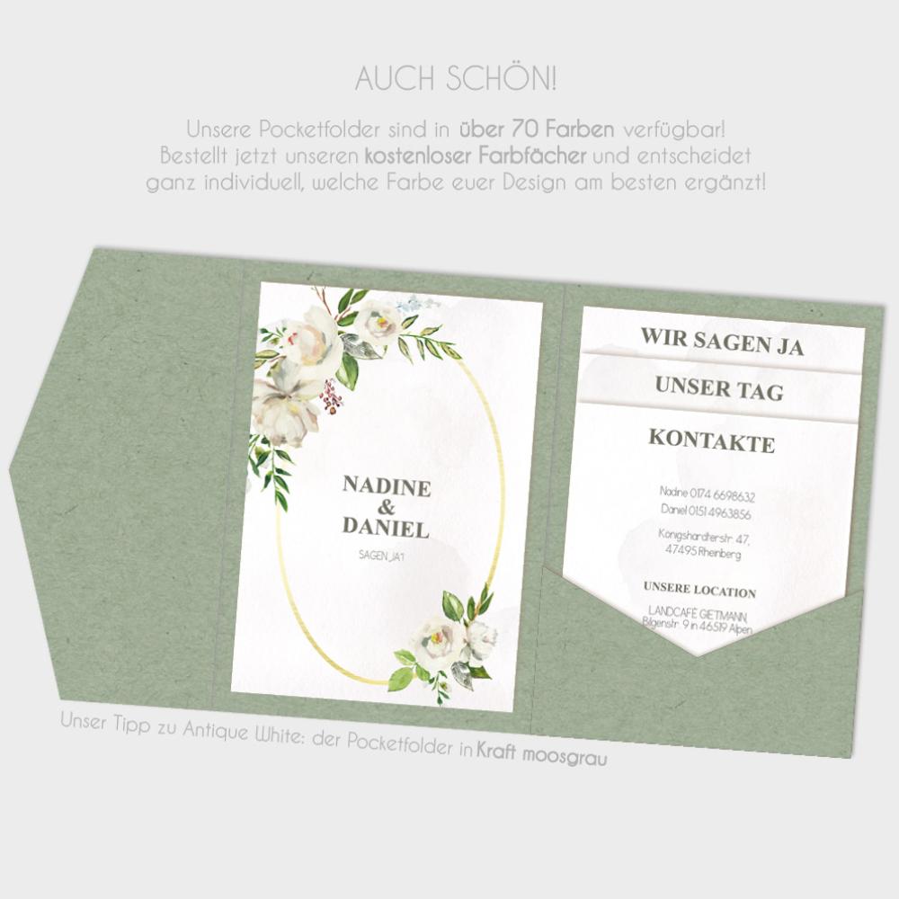 Einlegekarten-Bundle "Antique White" B6