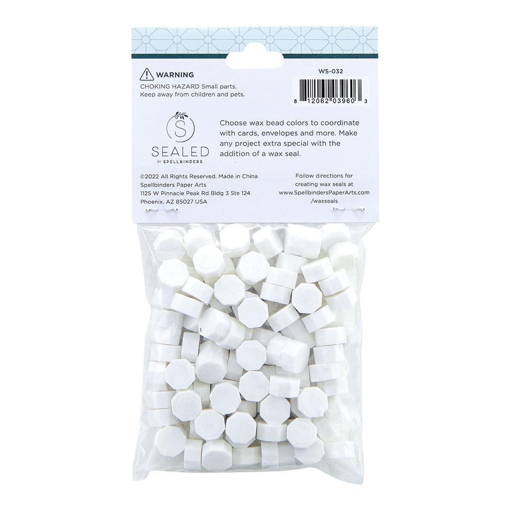 Spellbinders - Wachsperlen "White" Waxs Beads 