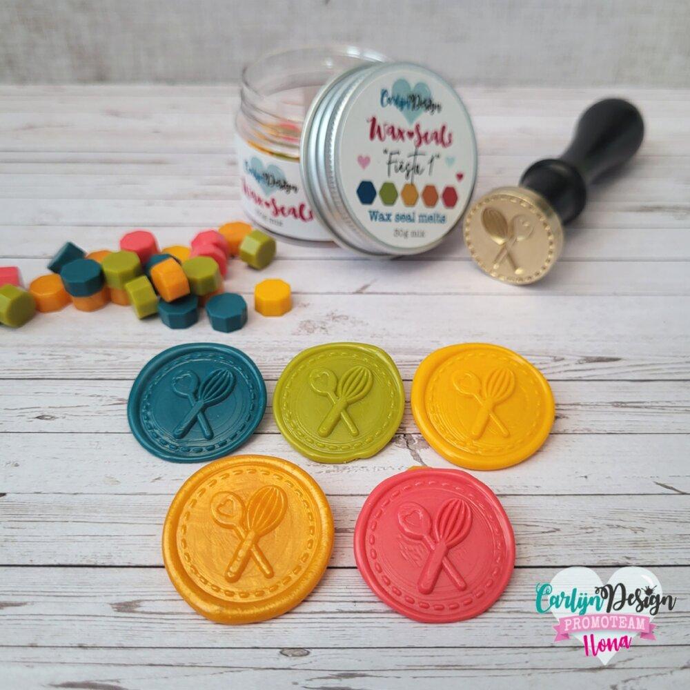 Carlijn Design - Wachsperlen "Fiësta 1" Wax Seal Melts 30g