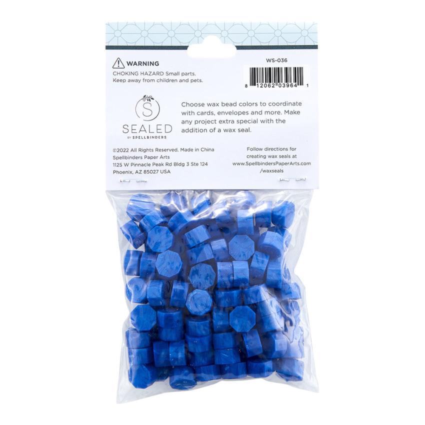 Spellbinders - Wachsperlen "Royal Blue" Waxs Beads 