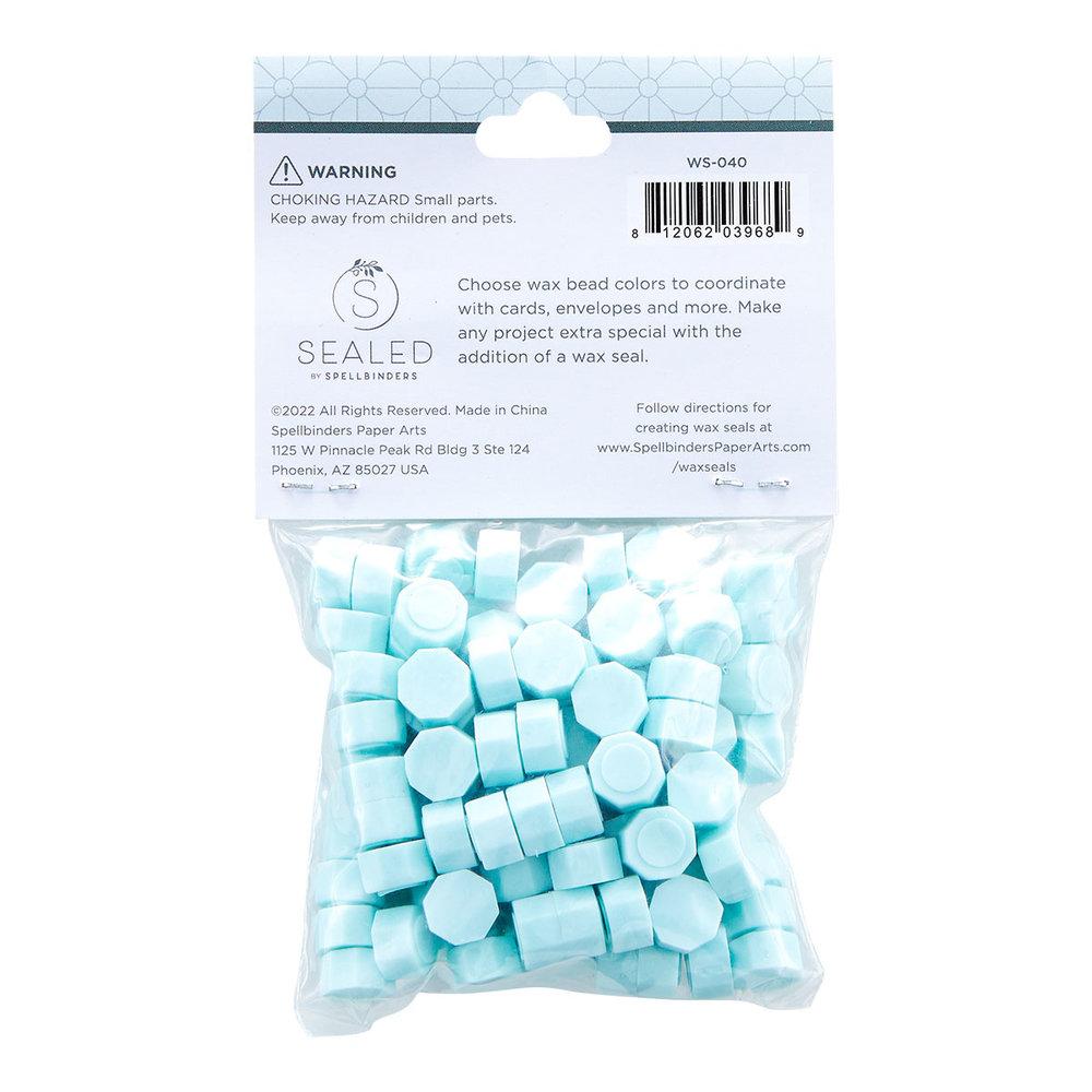 Spellbinders - Wachsperlen "Pastel Aqua" Waxs Beads 