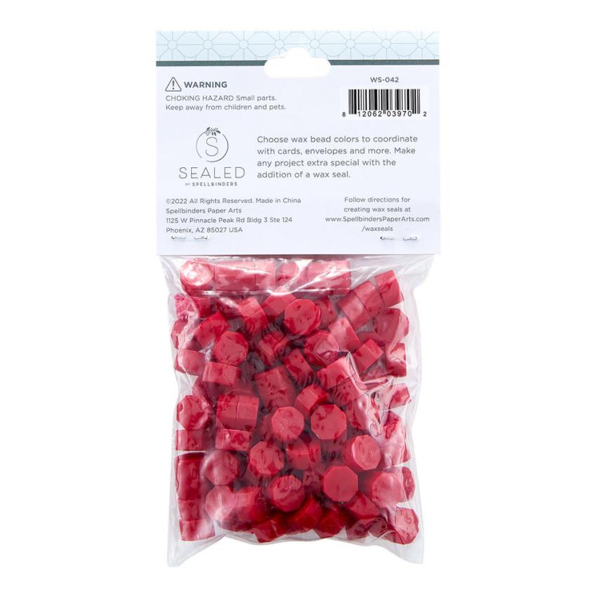 Spellbinders - Wachsperlen "Red" Waxs Beads 