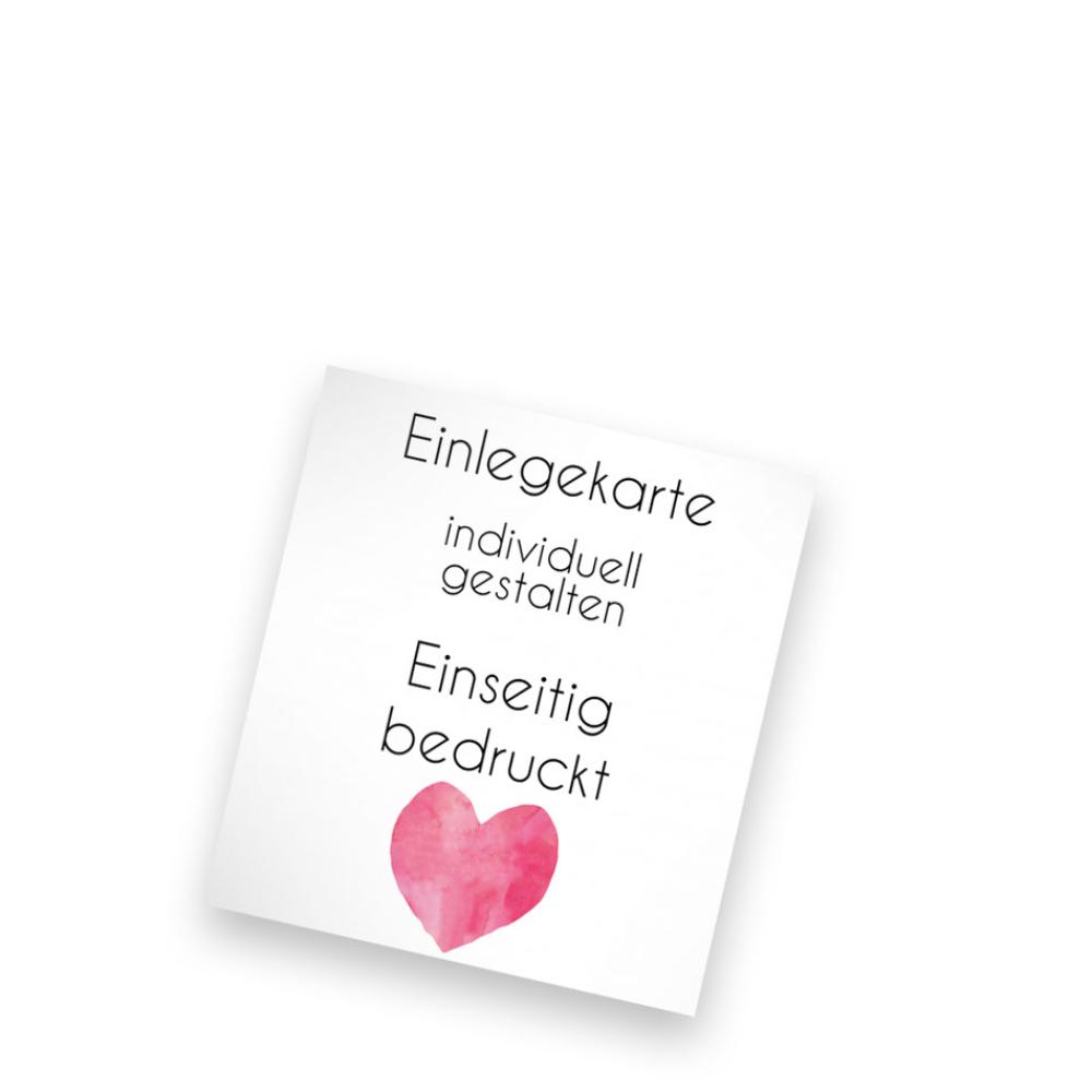 Einlegekarte blanko 10x11cm (eigenes Design)