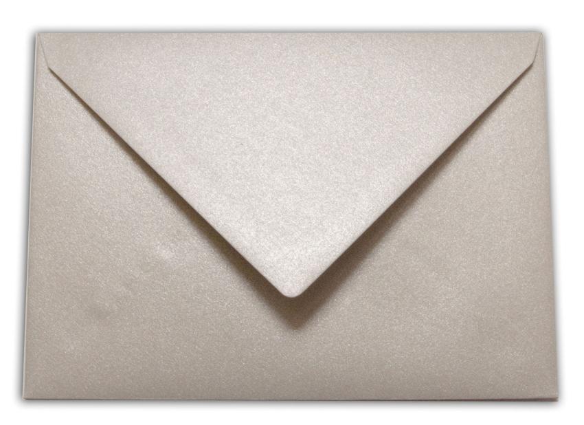 Briefumschläge - Briefhüllen in perlmutt glamour, DIN B6 120g/m² oF, Nassklebung