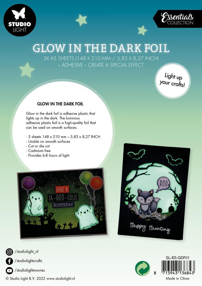 Studio Light - Glow In The Dark Foil A5 Sheets