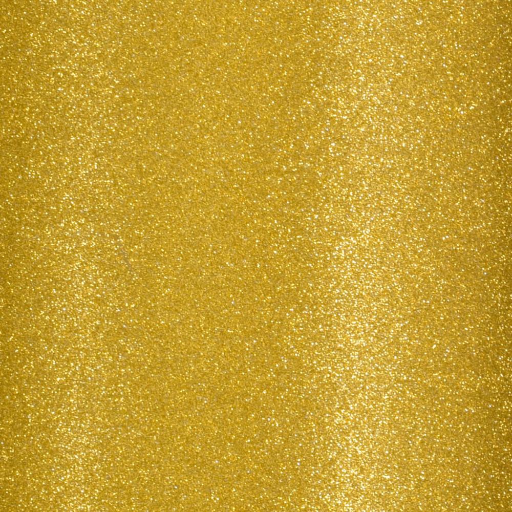  Florence - Glitzerpapier 5 Bogen A4 - Gelbgold - Selbstklebendes Glitzerpapier 