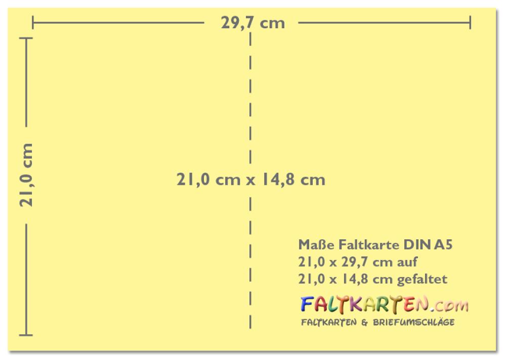 Doppelkarte - Faltkarte 240g/m² DIN A5 in elfenbein