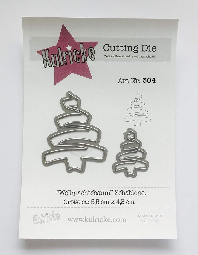 Kulricke Stanzschablone "Weihnachtsbaum Set" Craft Die | Stanze