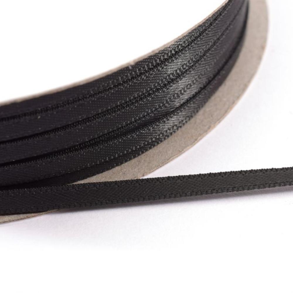 Vaessen Creative - Satinband 3mm 100m Rolle Schwarz