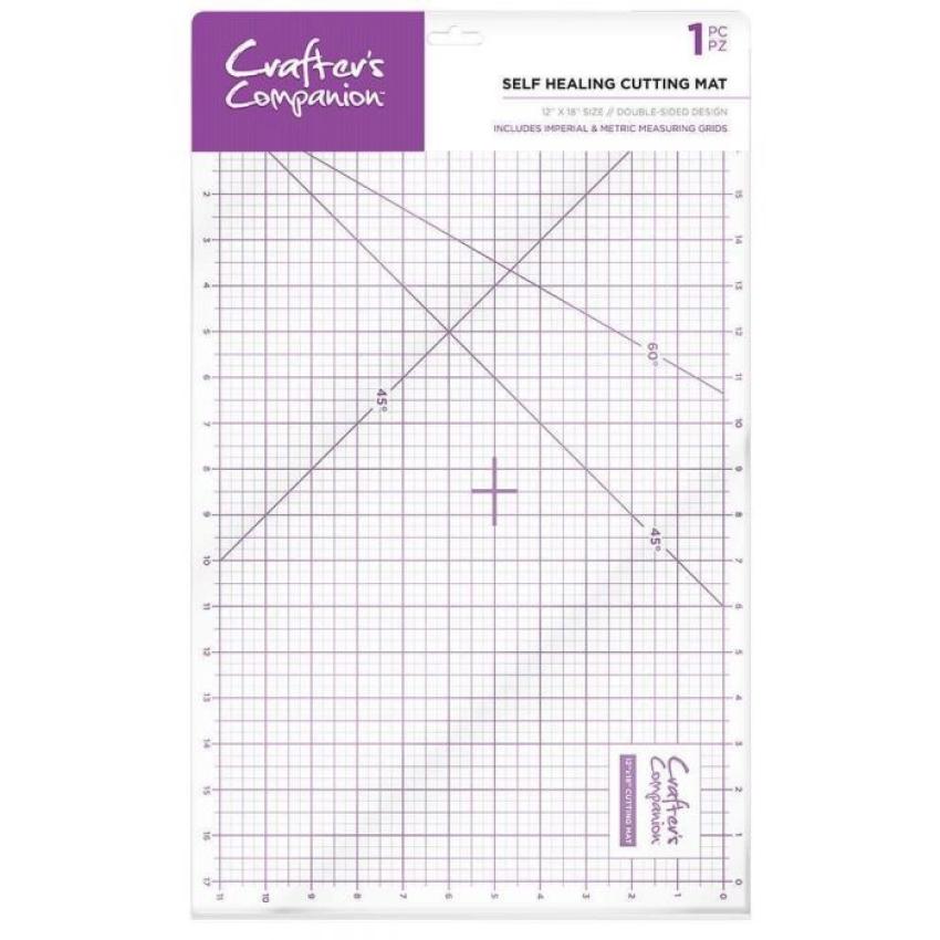 Crafters Companion -Self Healing 12x18 Inch Cutting Mat - Schneidematte -- 