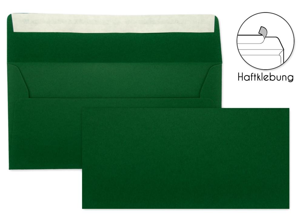 Briefumschlag DIN-Lang 120g/m² oF Haftklebung in dunkelgrün
