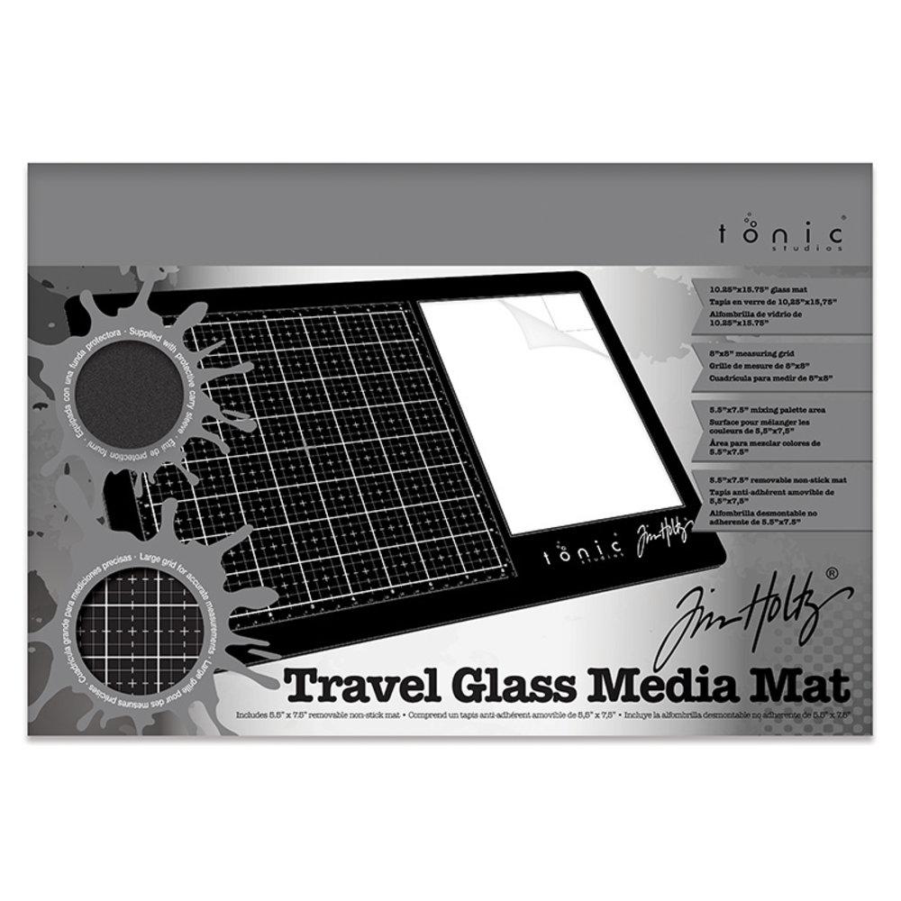 Tim Holtz - Travel Glass Media Mat - Glasmatte für Unterwegs