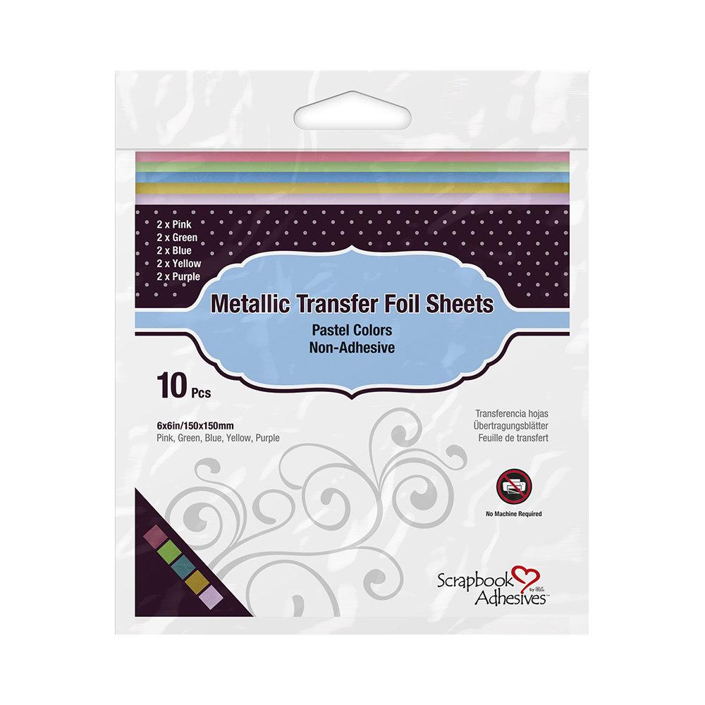 Scrapbook Adhesives - Metallic Transfer Foil - Pastel Color 