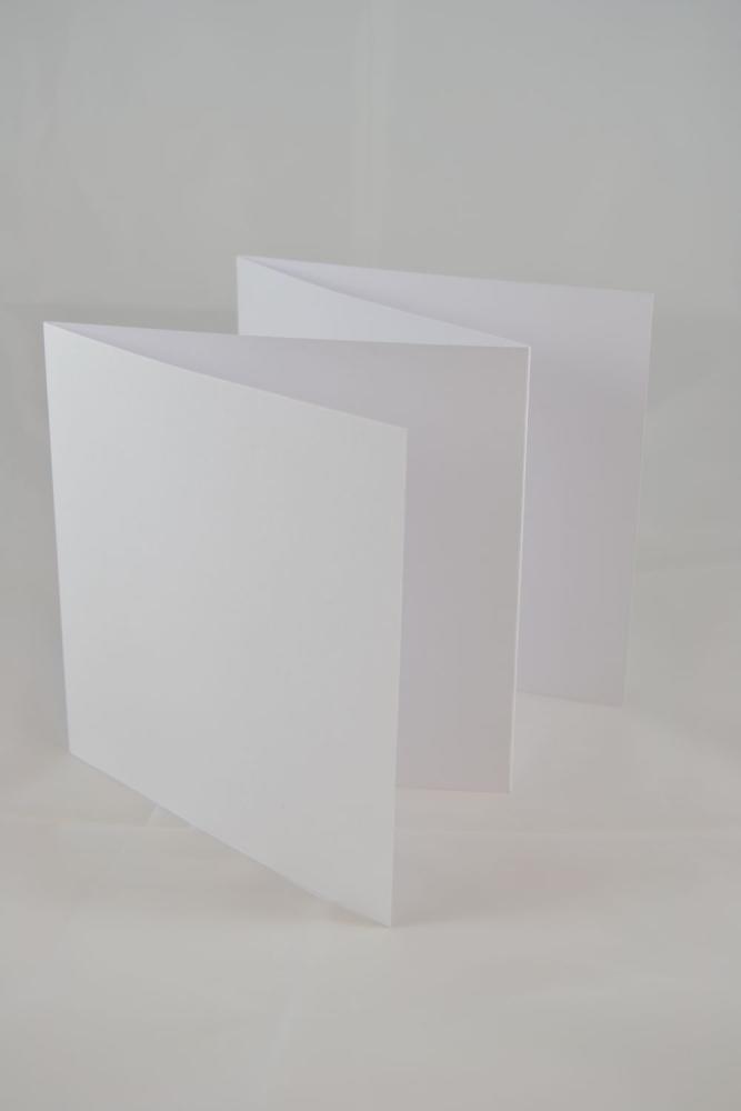 Leporello weiss 13x13 cm 240g/m² - 4-Fach