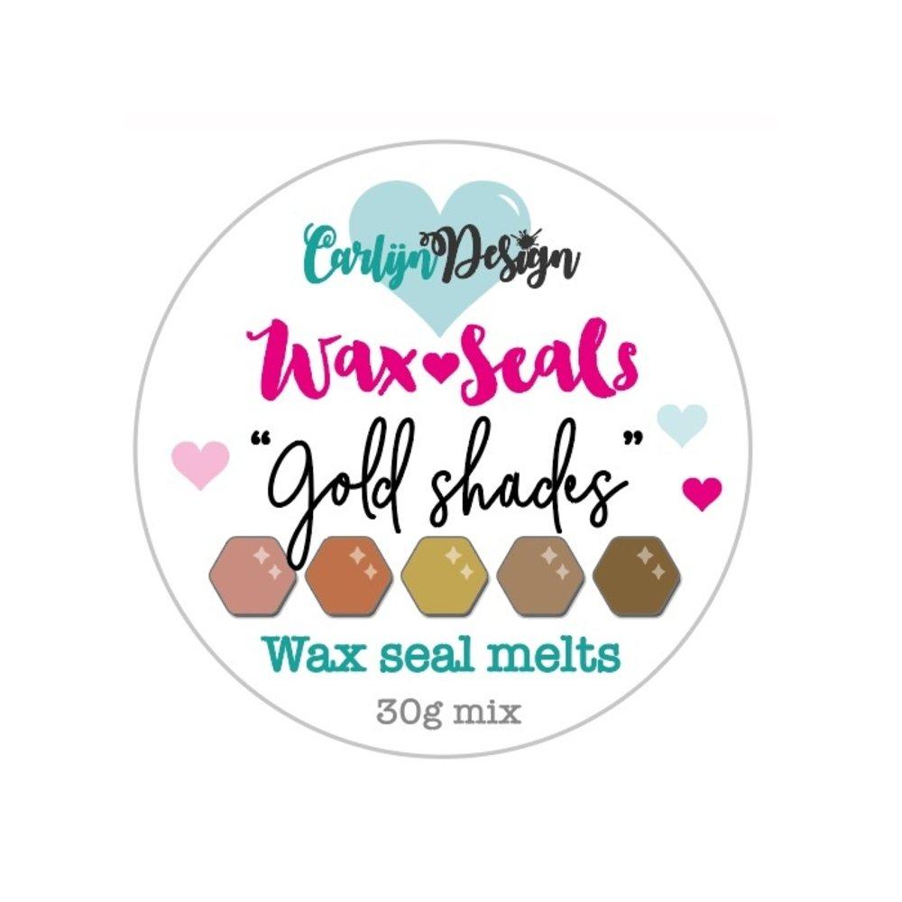 Carlijn Design - Wachsperlen "Gold Shades" Wax Seal Melts 30g