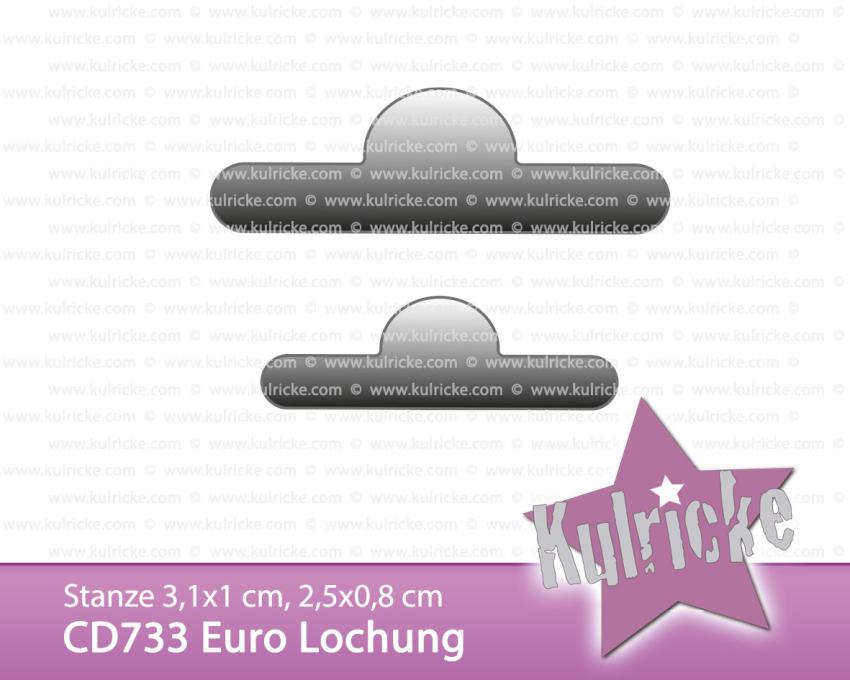 Kulricke Stanzschablone "Euro Lochung" Craft Die | Stanze