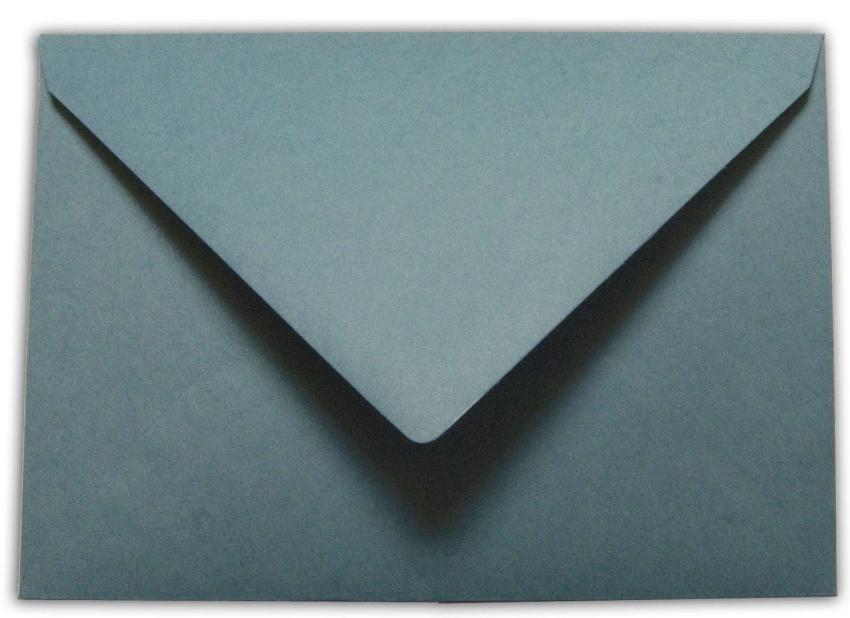 Briefumschläge - Briefhüllen in petrol, DIN B6 120g/m² oF, Nassklebung
