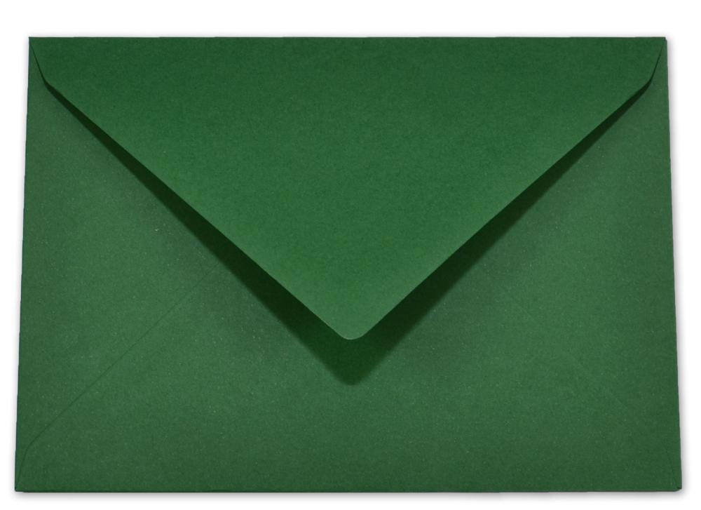 Briefumschlag DIN C6 120g/m² oF Nassklebung in dunkelgrün