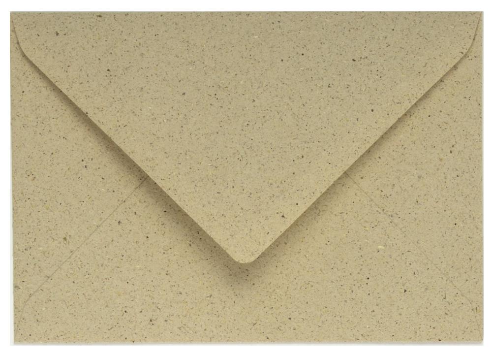 Briefumschlag DIN C6 120g/m² oF Nassklebung in graspapier