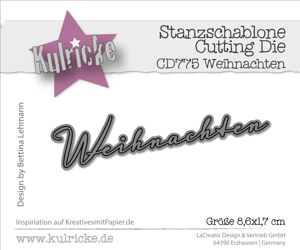 Kulricke Stanzschablone "Weihnachten" Craft Die 