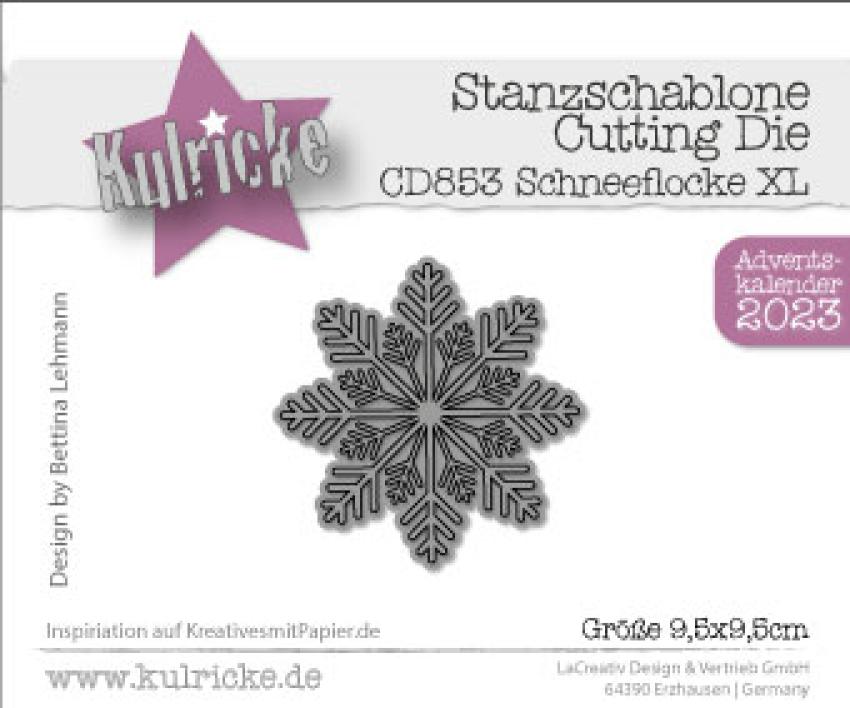 Kulricke Stanzschablone "Schneeflocke XL" Craft Die 