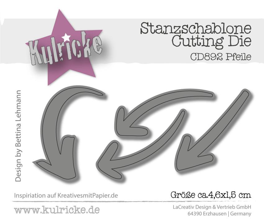 Kulricke Stanzschablone "Pfeile" Craft Die 