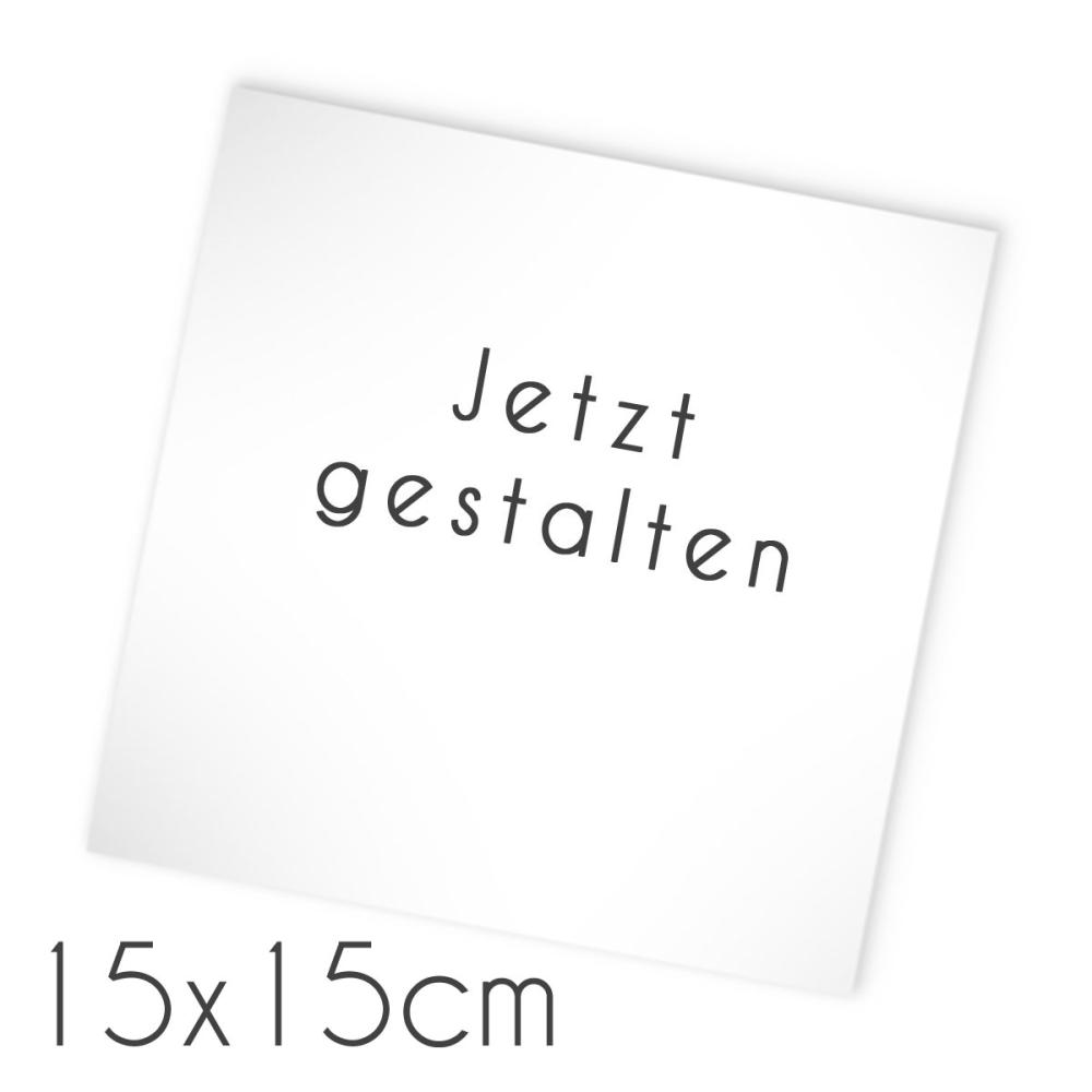 Einlegekarte blanko Quadratisch 15x15cm (eigenes Design)